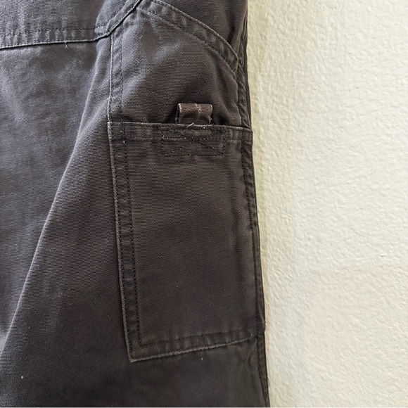 The North Face Men's Straight Leg Double Knee Work Pants Size 34 Dark Gray - Picture 9 of 10